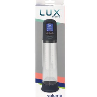 Lux Active Volume Rechargeable Penis Pump - Black