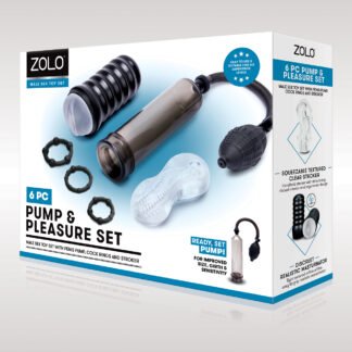 ZOLO 6 pc Pump & Pleasure Set - Black